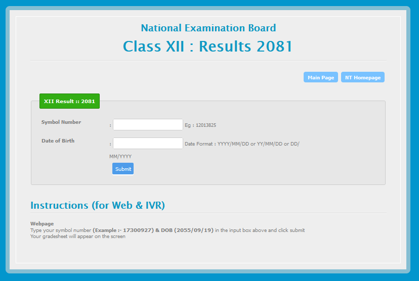 NEB Class 12 Result 2081 | Class 12 Result Published 