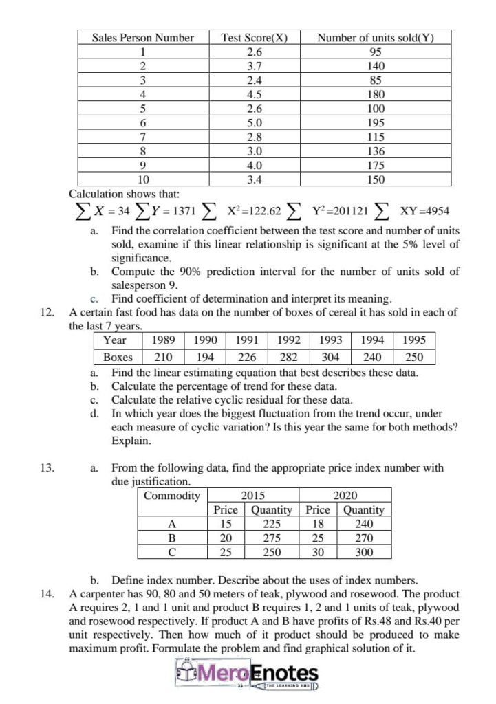 PU BBA BBA-BI BBA-TT BCIS Data Analysis and Modeling Question Paper