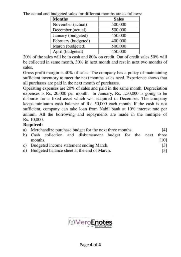 PU BBA BBA-BI Basic of Managerial Accounting Question Paper