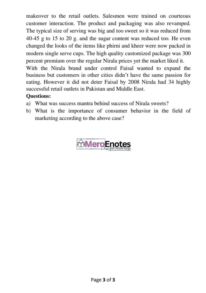 PU BBA BBA-BI BBA-TT BCIS BHCM Principals of Marketing Question Paper