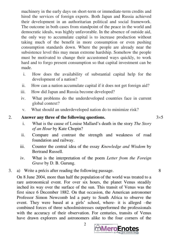 BE Civil Communication Technique Question Paper 2023