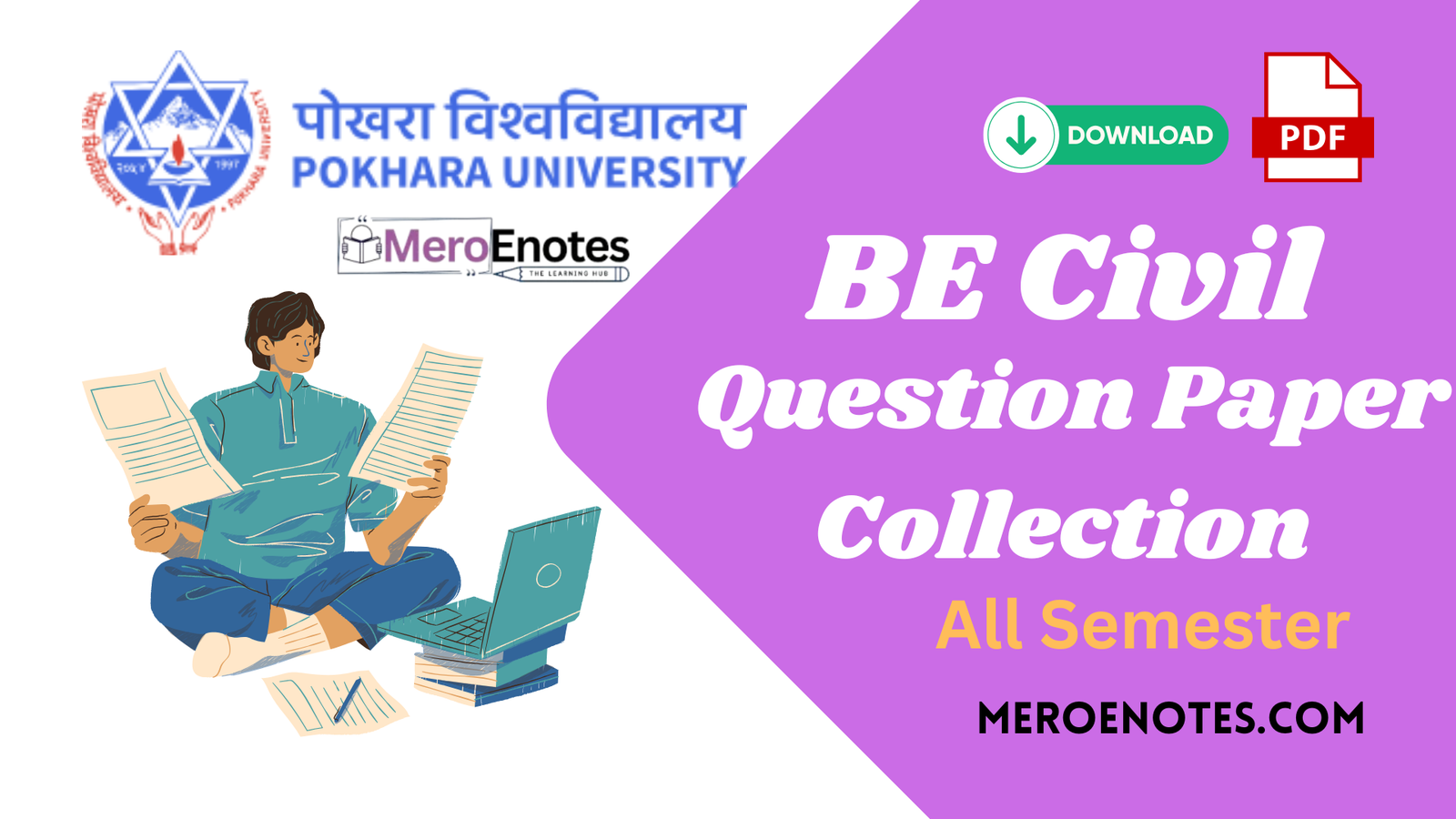 Pokhara University BE Civil Question Paper Collection ​